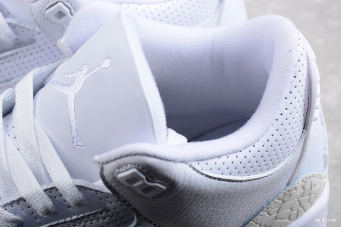 Rep 3 air white retro jordan triple 136064-111 0510